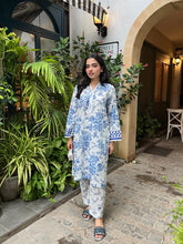Blue and White